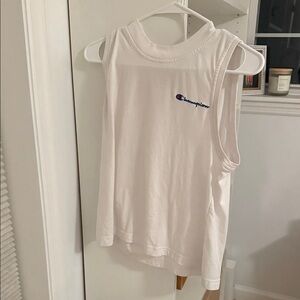 Champion Classic White Sleeveless Shirt